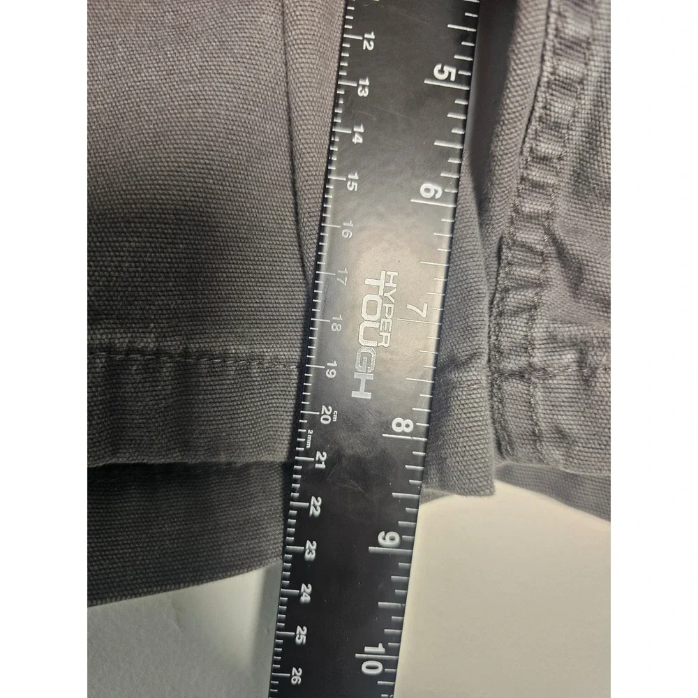 [Workwear] Carhartt Rugged Flex Canvas Work Shorts Mens 42 Gray BS2514-M Relaxed
